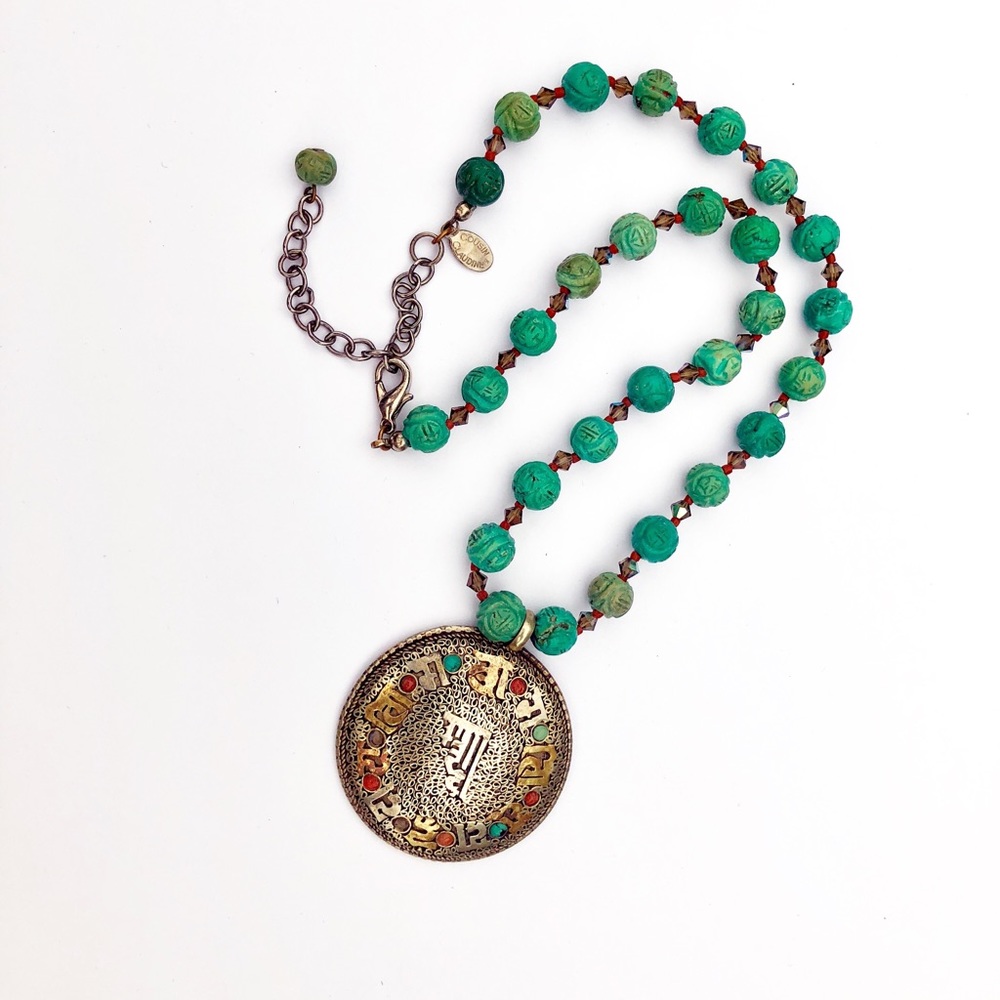 Cousin Claudine / Vtg / High End / Boho Necklace